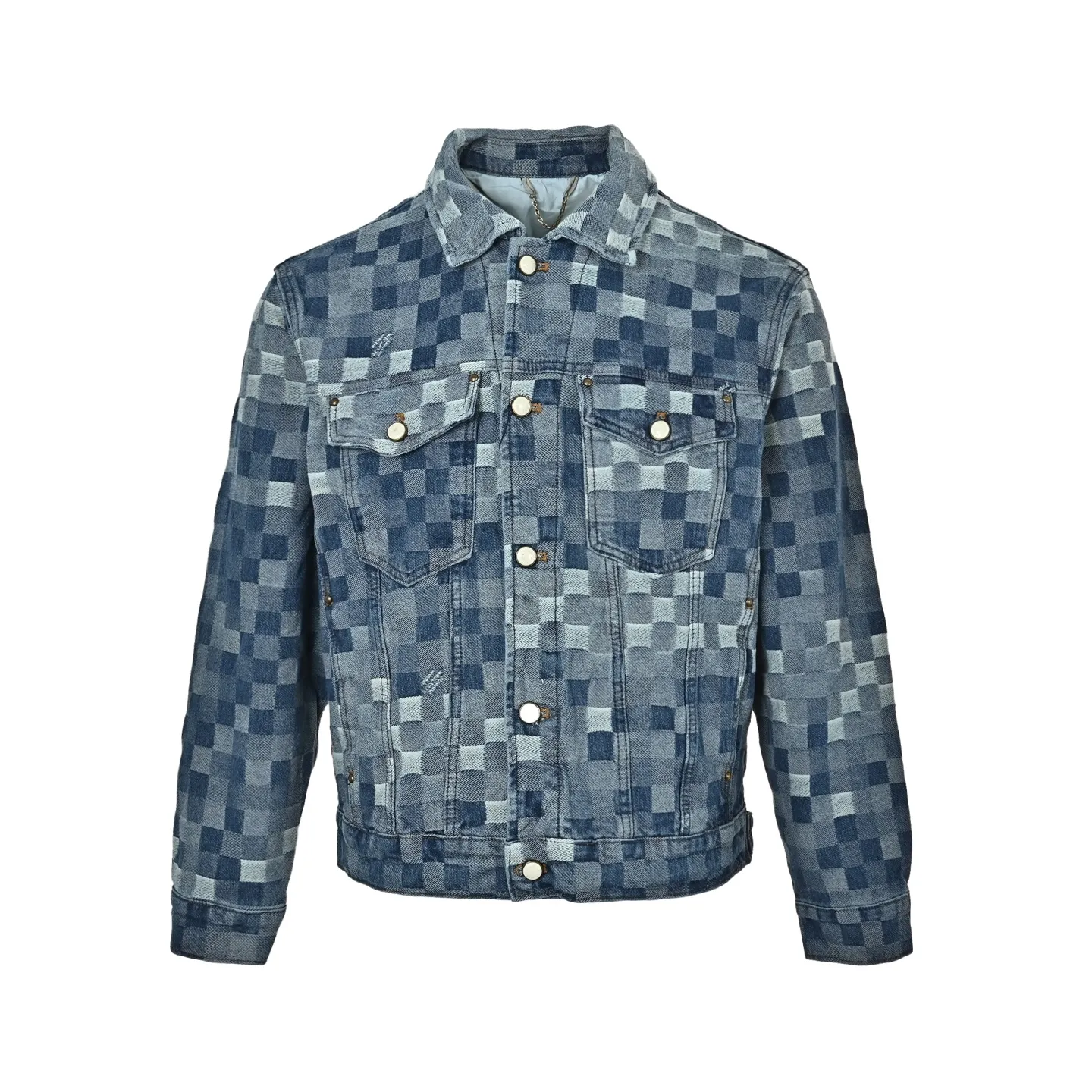 Louis Vuitton/Louis Vuitton mosaic denim jacket